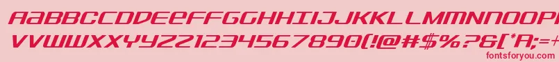 Sdfcondital Font – Red Fonts on Pink Background
