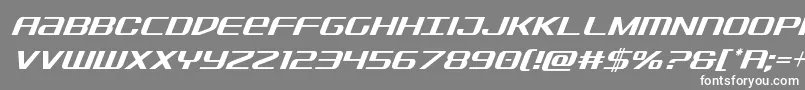 Sdfcondital Font – White Fonts on Gray Background