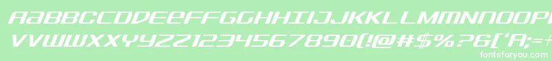 Sdfcondital Font – White Fonts on Green Background