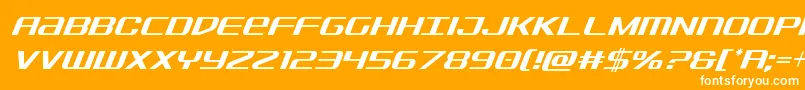 Sdfcondital Font – White Fonts on Orange Background