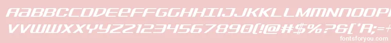 Sdfcondital Font – White Fonts on Pink Background