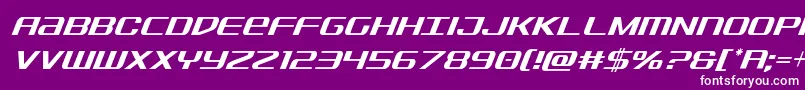 Sdfcondital Font – White Fonts on Purple Background