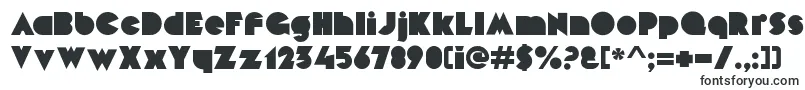 Шрифт MekonBlock – акцидентные шрифты