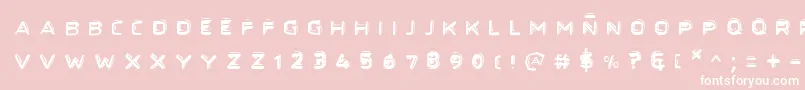 Secret Files Ii Font – White Fonts on Pink Background