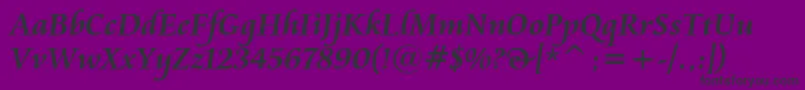 CataneoBoldBt Font – Black Fonts on Purple Background