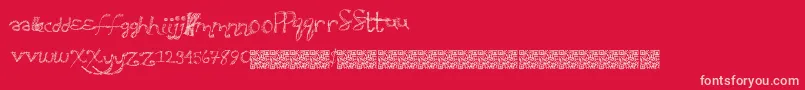 More about Sweatyparty Font Sweatyparty Font – Pink Fonts on Red Background