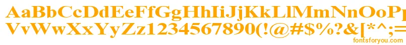 TimesNrCyrMt130b Font – Orange Fonts on White Background
