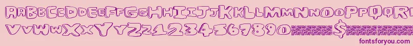 More about Burgerhut Font Burgerhut Font – Purple Fonts on Pink Background