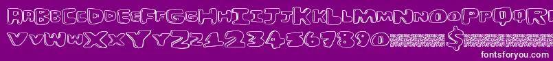 More about Burgerhut Font Burgerhut Font – White Fonts on Purple Background