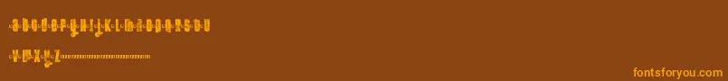 Más sobre la fuente Ftkolari fuente Ftkolari – Fuentes Naranjas Sobre Fondo Marrón