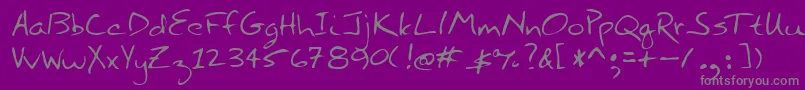 fuente Lehn211 – Fuentes Grises Sobre Fondo Morado
