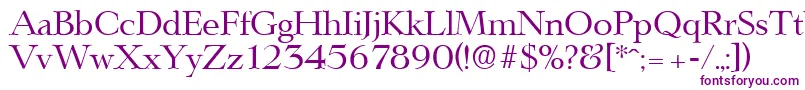 LingwoodSerialRegularDb-fontti – violetit fontit