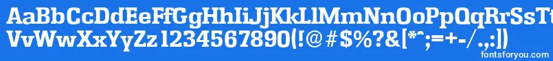 Подробнее о шрифте EnschedeserialXboldRegular Шрифт EnschedeserialXboldRegular – белые шрифты на синем фоне