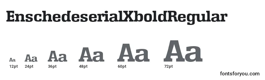 EnschedeserialXboldRegular Font Sizes