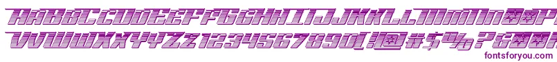 Rocketpopchrome Font – Purple Fonts on White Background