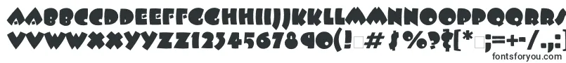 Шрифт Beeskneesttt – вертикальные шрифты