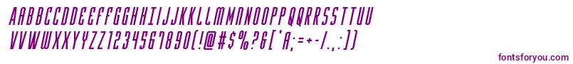 Yfilesital Font – Purple Fonts on White Background