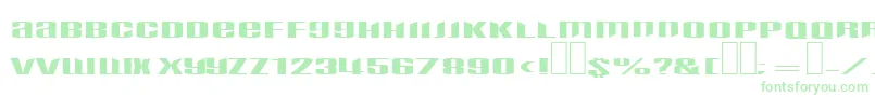 Phatboy Font – Green Fonts on White Background