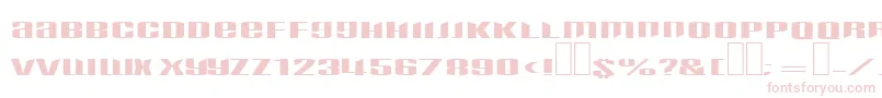 Phatboy-Schriftart – Rosa Schriften auf weißem Hintergrund
