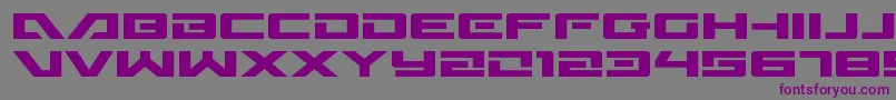 Wildcard31expand-fontti – violetit fontit harmaalla taustalla