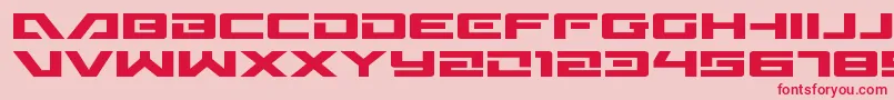 フォントWildcard31expand – ピンクの背景に赤い文字