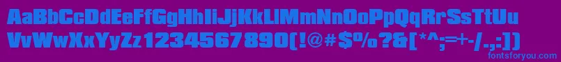 En savoir plus sur la police CompressedBlackRegular Police CompressedBlackRegular – polices bleues sur fond violet