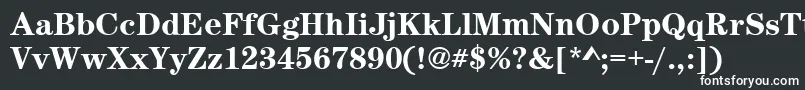 CenturynovaBold Font – White Fonts