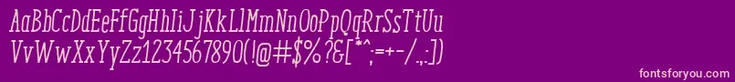 fuente EnyoSlabMediumItalic – Fuentes Rosadas Sobre Fondo Morado