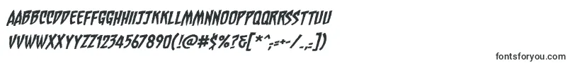 Шрифт ChainsawzBbItalic – новые шрифты