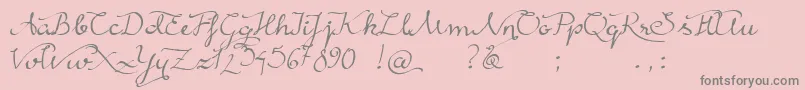 More about RainyWind Font RainyWind Font – Gray Fonts on Pink Background