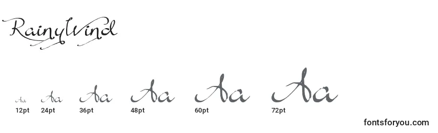 RainyWind Font Sizes