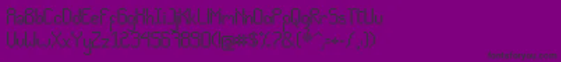 CvPixelado Font – Black Fonts on Purple Background