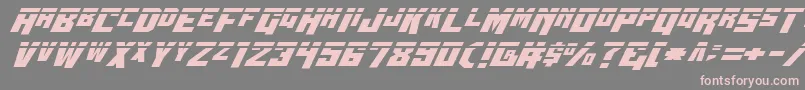 Wbv5laser Font – Pink Fonts on Gray Background