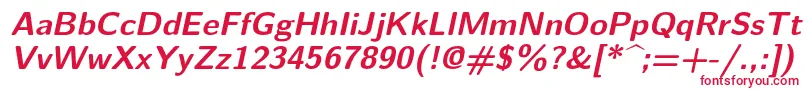 Lmsans10Boldoblique Font – Red Fonts