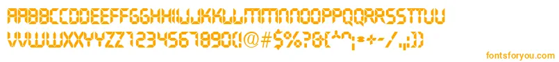 Weitere Informationen zur NasaDisplay-Schriftart NasaDisplay-Schriftart – Orangefarbene Schriften