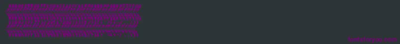 RenaultTyreTypeOffroad Font – Purple Fonts on Black Background