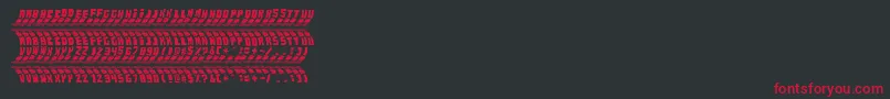 Weitere Informationen zur RenaultTyreTypeOffroad-Schriftart RenaultTyreTypeOffroad-Schriftart – Rote Schriften auf schwarzem Hintergrund