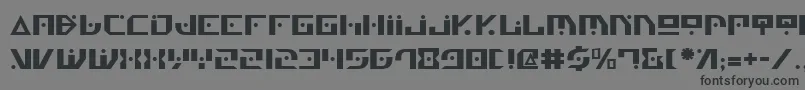 Genv2-Schriftart – Schwarze Schriften auf grauem Hintergrund