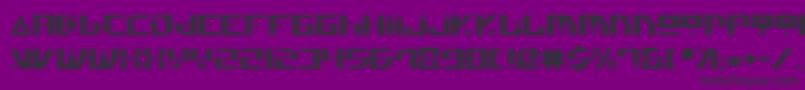 フォントGenv2 – 紫の背景に黒い文字