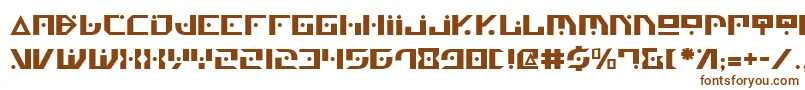 Шрифт Genv2 – коричневые шрифты на белом фоне