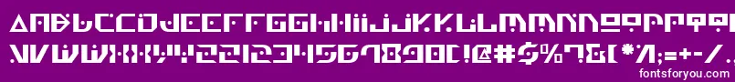 フォントGenv2 – 紫の背景に白い文字