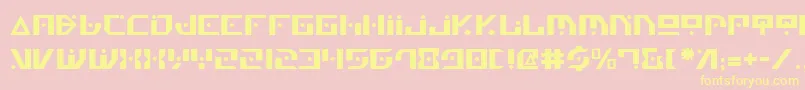 Genv2 Font – Yellow Fonts on Pink Background