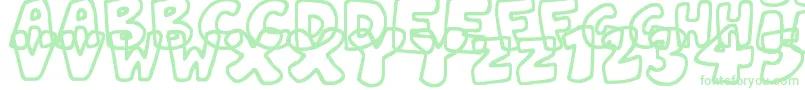 JellyWobblers-fontti – vihreät fontit