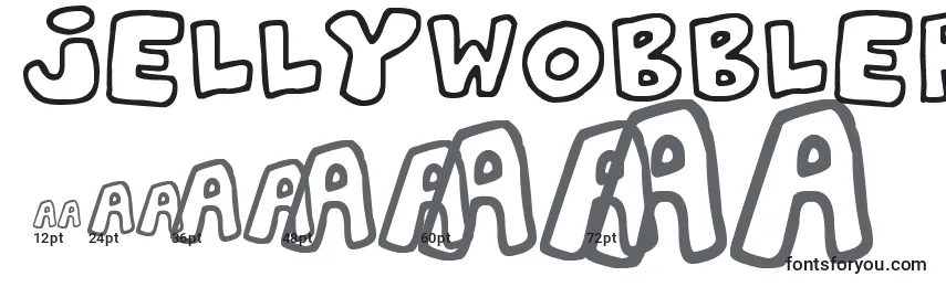JellyWobblers Font Sizes