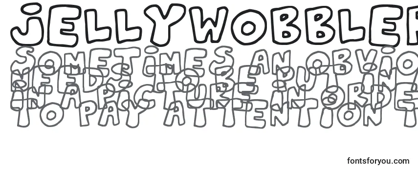 JellyWobblers Font
