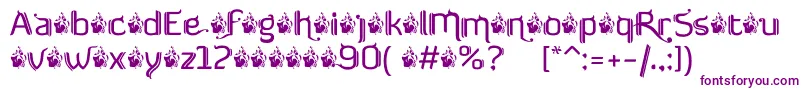 FtfSemarPoenakawanDemoVersion-fontti – violetit fontit