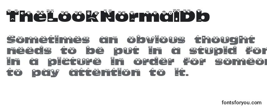 TheLookNormalDb Font