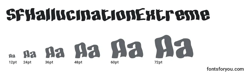 SfHallucinationExtreme Font Sizes