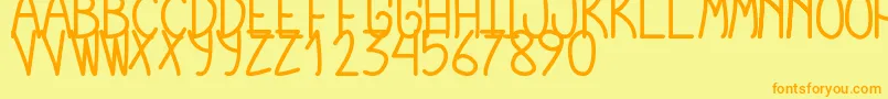 Más sobre la fuente CursiExtraTfbBold fuente CursiExtraTfbBold – Fuentes Naranjas Sobre Fondo Amarillo