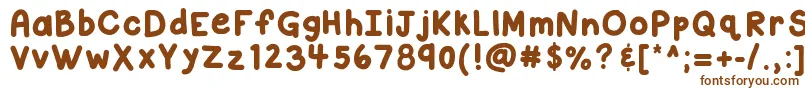 Kbcloudyday Font – Brown Fonts